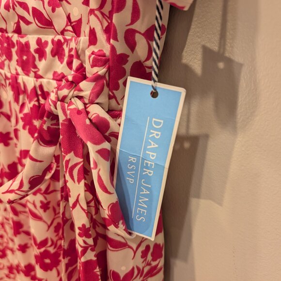 Draper James Pink Floral Midi Dress - Picture 6 of 6